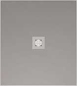 Allen Brau Priority Душевой поддон из литьевого мрамора 90x80x3h см, цвет: платина 8.31001-PGM