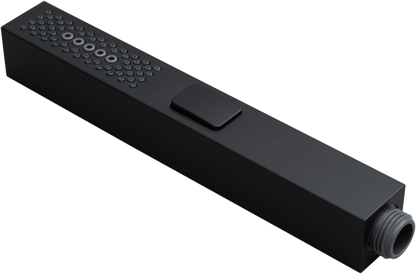 Allen Brau Infinity Ручной душ, 3 режима струи, 2,9x2,9x22,1h см, цвет: черный матовый 5.21A22-31