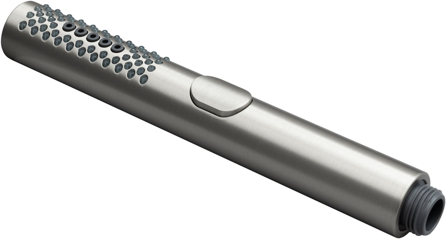 Allen Brau Priority Ручной душ, 3 режима струи, 2,9x2,9x21,1h см, цвет: никель брашированный 5.31A20-BN