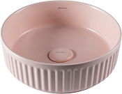 Allen Brau Fantasy Раковина чаша d36x12h см, без перелива, цвет: розовый 4.11032.SM