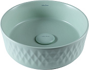 Allen Brau Fantasy Раковина чаша d36x12h см, без перелива, цвет: мятный 4.11033.MT
