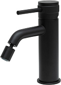 Allen Brau Priority Смеситель для биде с донным клапаном, излив 11,7 см, цвет: черный матовый 5.31A04-31