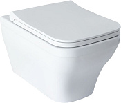 Allen Brau Infinity Чаша подвесного унитаза 34x53,5 см, каскадный смыв, цвет: белый глянцевый 4.21011.20