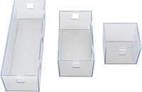 Allen Brau Комплект контейнеров 3 шт., цвет: серый 1.00000.00