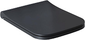 Allen Brau Infinity Крышка-сиденье для унитаза 35,8x44,4x4,7h см, с микролифтом, цвет: черный мат 4.21014.31