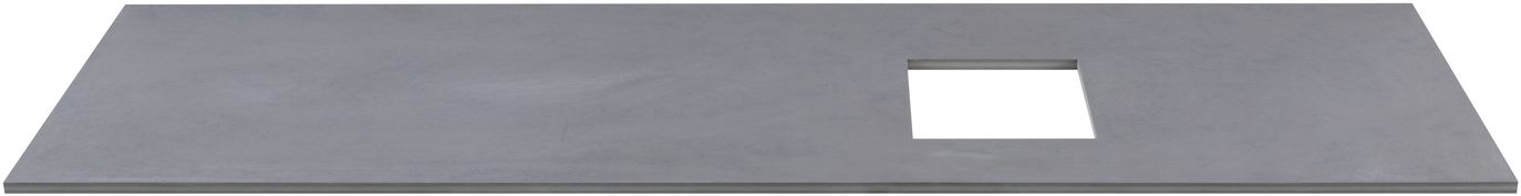 Allen Brau Infinity Столешница для раковины 120x46 см, правосторонняя, цвет: графит 1.21014.G