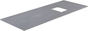 Allen Brau Infinity Столешница для раковины 120x46 см, правосторонняя, цвет: графит 1.21014.G