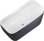 Allen Brau Infinity Акриловая ванна отдельностоящая 170x78 см, цвет: внутри белый, снаружи антрацит 2.21002.20/AM