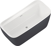 Allen Brau Infinity Акриловая ванна отдельностоящая 170x78 см, цвет: внутри белый, снаружи антрацит 2.21002.21/AM