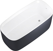 Allen Brau Infinity Акриловая ванна отдельностоящая 170x78 см, цвет: внутри белый, снаружи антрацит 2.21003.21/AM