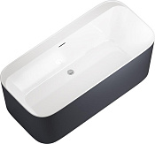 Allen Brau Infinity Акриловая ванна отдельностоящая 170x80 см, цвет: внутри белый, снаружи антрацит 2.21001.20/AM