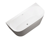 Allen Brau Priority Акриловая ванна пристенная 170x78 см, цвет: внутри белый, снаружи платина 2.31003.21/PGM