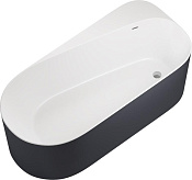 Allen Brau Priority Акриловая ванна отдельностоящая 170x80 см, цвет: внутри белый, снаружи антрацит 2.31001.21/AM