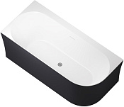 Allen Brau Priority Акриловая ванна угловая 170x78 см, левая, цвет: внутри белый, снаружи антрацит 2.31004.21A/AM