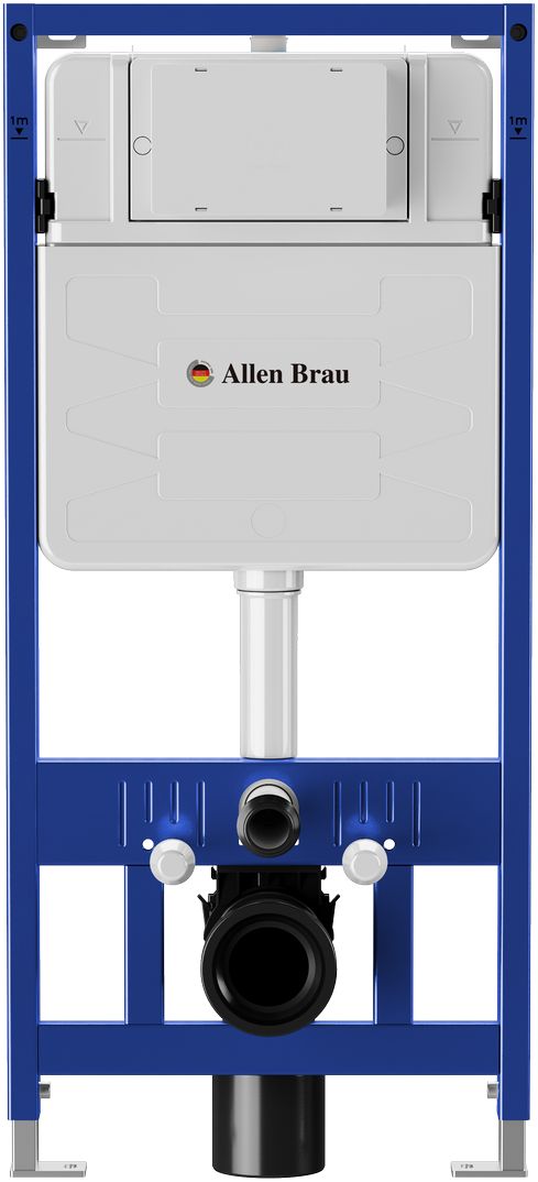 Allen Brau Pneumatic Инсталляция для унитаза 50x26x133,2h см, цвет: синий/белый 9.11100.20