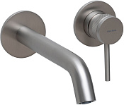 Allen Brau Priority Смеситель для раковины встраиваемый, излив 18,4 см, с внутр. част., цвет: никель 5.31030-BN