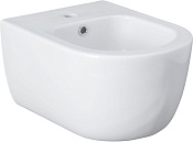 Allen Brau Priority Биде подвесное 36x49 см, c 1 отв. под смеситель и переливом, цвет: белый глянц 4.31005.20