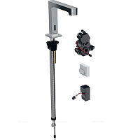 Geberit Brenta Смеситель для раковины, излив 15,3 см, питание от сети, цвет: хром 116.192.21.1