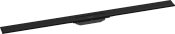 Hansgrohe RainDrain Внешняя часть линейного слива для душа 120х7,6х1h см, цвет: черный 56054670