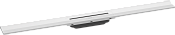Hansgrohe RainDrain Внешняя часть линейного слива для укор. душа 90х7,6х1h см, цвет: белый 56052700