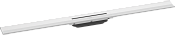 Hansgrohe RainDrain Внешняя часть линейного слива для укор. душа 100х7,6х1h см, цвет: белый 56053700