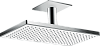 Hansgrohe Rainmaker Select Верхний душ 47x27 EcoSmart, 1jet, кронштейн потолочный, цвет:хром/белый 24012400