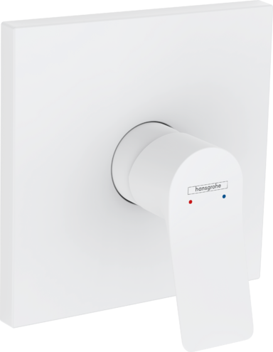 Hansgrohe Vivenis Смеситель для душа встраиваемый, внешняя часть, цвет: матовый белый 75615700