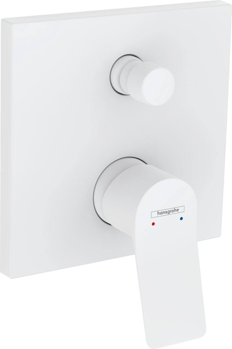 Hansgrohe Vivenis Смеситель для ванны встраиваемый на 2 потребителя, цвет: матовый белый 75415700