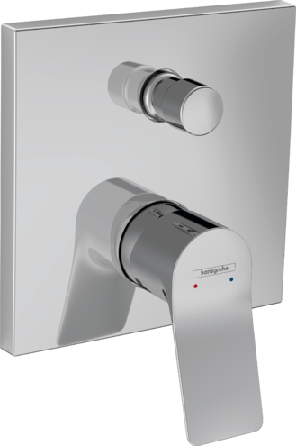 Hansgrohe Vivenis Смеситель для ванны встраиваемый на 2 потребителя, внешняя часть, цвет: хром 75416000