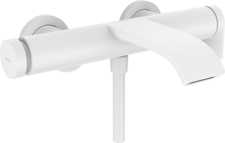 Hansgrohe Vivenis Смеситель для ванны, излив 21,6 см, цвет: матовый белый 75420700