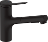 Hansgrohe Zesis Смеситель для кухни с выдвижным изливом, цвет: черный 74803670