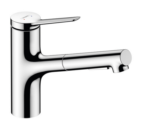 Hansgrohe Zesis Смеситель для кухни с выдвижным изливом, цвет: хром 74800000