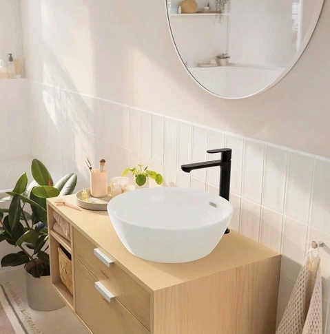 Hansgrohe Rebris S Смеситель для раковины, с донным клапаном, цвет: матовый черный 72580670