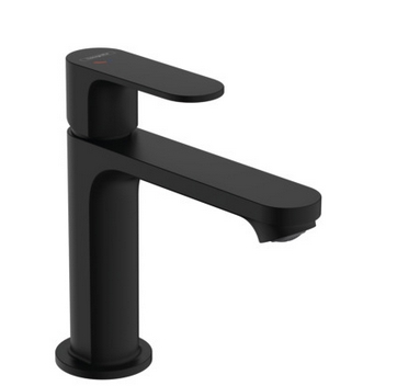 Hansgrohe Rebris S Смеситель для раковины однорычажный, с донным клапаном, цвет: матовый черный 72588670