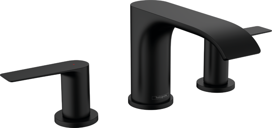 Hansgrohe Vivenis Смеситель для раковины на 3 отверстия двухвентильный, цвет: матовый черный 75033670