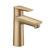 Hansgrohe Talis E Смеситель для раковины однорычажный, без донного клапана, цвет: шлифованная бронза 71712140