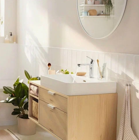 Hansgrohe Rebris S Смеситель для раковины однорычажный, с донным клапаном, цвет: хром 72588000