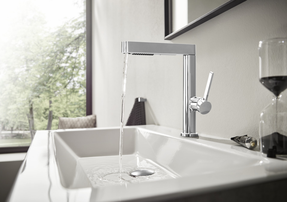Hansgrohe Finoris Смеситель для раковины, с донным клапаном, цвет: хром 76063000