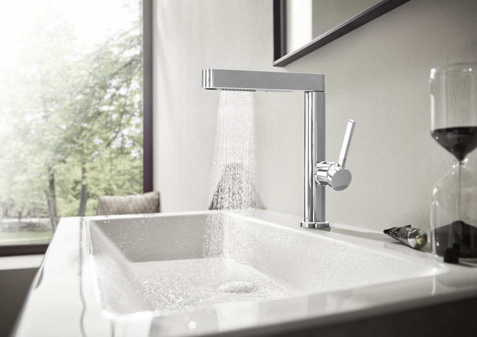 Hansgrohe Finoris Смеситель для раковины, с донным клапаном, цвет: хром 76063000