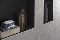 Hansgrohe XtraStoris Minimalistic Полка в нишу встраиваемая 15х10х30h см, цвет: матовый черный 56070670