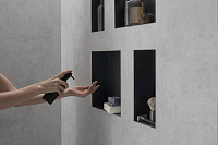 Hansgrohe XtraStoris Minimalistic Полка в нишу встраиваемая 15х10х30h см, цвет: матовый черный 56070670