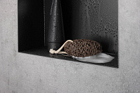 Hansgrohe XtraStoris Minimalistic Полка в нишу встраиваемая 15х10х30h см, цвет: матовый черный 56070670