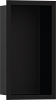 Hansgrohe XtraStoris Individual Полка в нишу встраиваемая 15х10х30h см, цвет: матовый черный 56095670