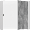 Hansgrohe XtraStoris Rock Полка в нишу встраиваемая 30х10х30h см, с дверью, цвет: матовый белый 56085700