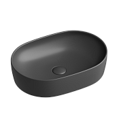 Ceramicanova Element Раковина чаша 60х41,5 см, без перелива, цвет: темный антрацит матовый CN6047MDH