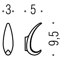 Colombo Design Мelo Крючок для полотенец, подвесной, цвет: white RA17.BI