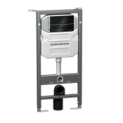 Ceramicanova Envision Инсталляция для унитаза 50х16х114h см, 2 клавиши смыва, цвет: белый глянцевый CN1002W