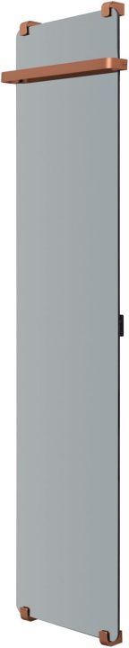 Allen Brau Infinity Полотенцесушитель электрический 44x6,6x180h см, цвет: бронза 00305016