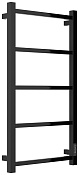 Стилье Формат 26 Полотенцесушитель электрический 43x7,4x80h см, цвет: черный глянцевый 17526-8040