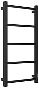 Стилье Формат 26 Полотенцесушитель электрический 43x7,4x80h см, цвет: черный матовый 31526-8040